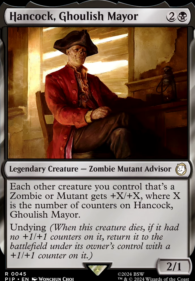 Commander: Hancock, Ghoulish Mayor