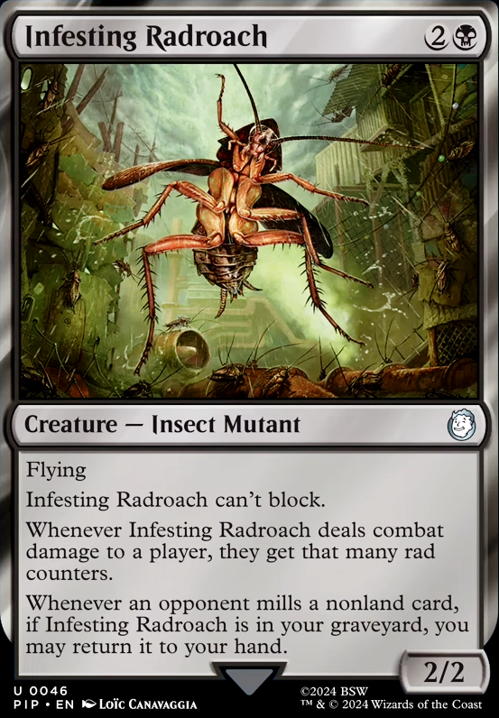 Infesting Radroach