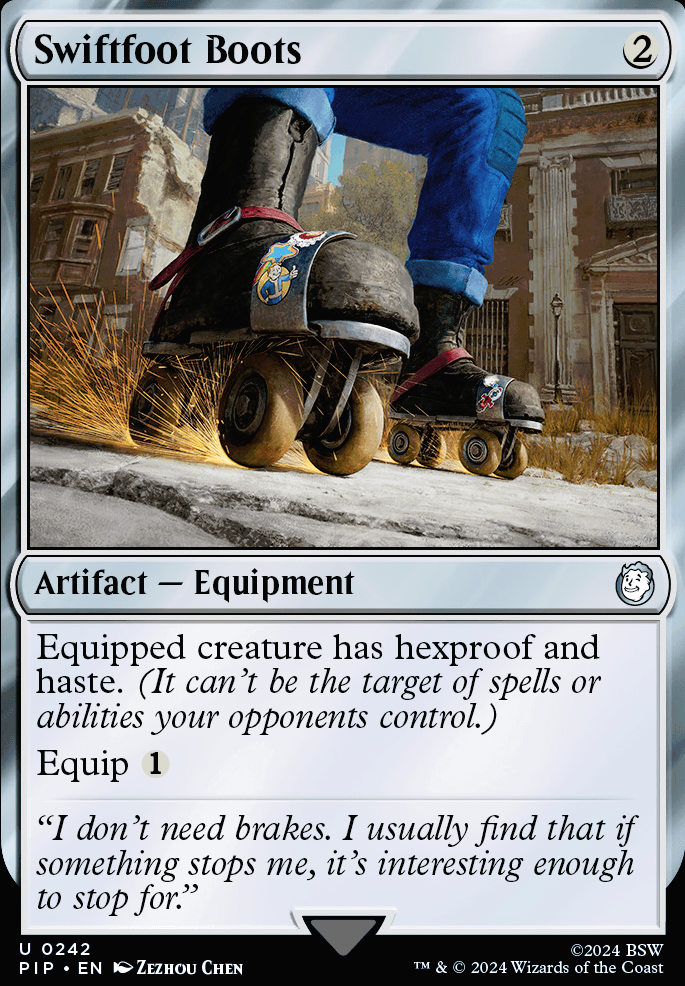 Swiftfoot Boots feature for Urza