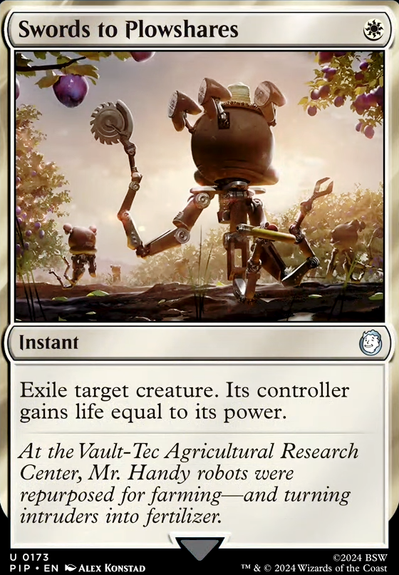 Swords to Plowshares feature for Atraxa 8/10