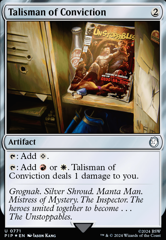 Featured card: Talisman of Conviction