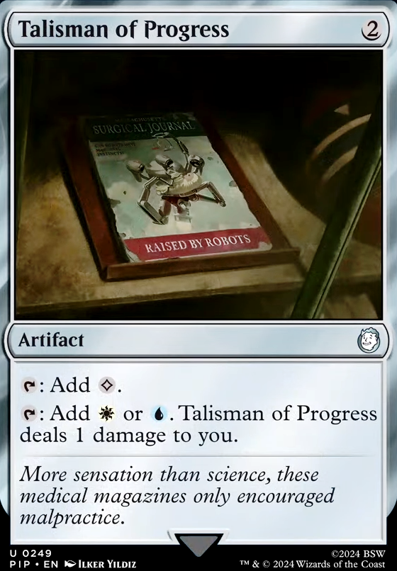Featured card: Talisman of Progress