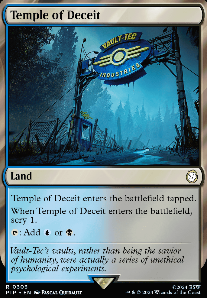 Featured card: Temple of Deceit