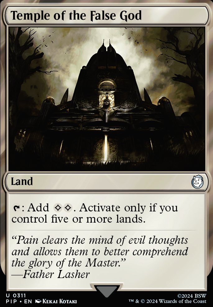Featured card: Temple of the False God