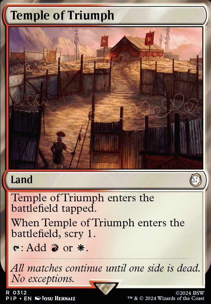 Featured card: Temple of Triumph