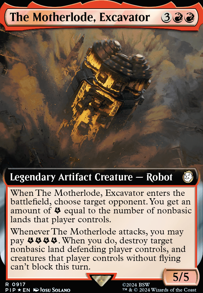 Featured card: The Motherlode, Excavator