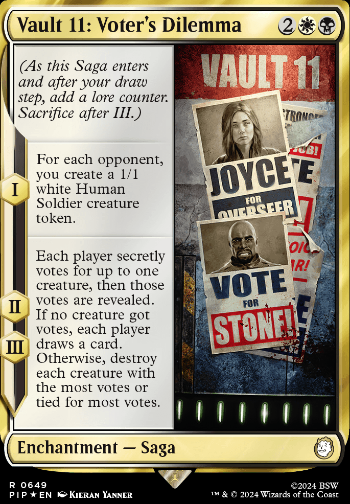 Featured card: Vault 11: Voter's Dilemma