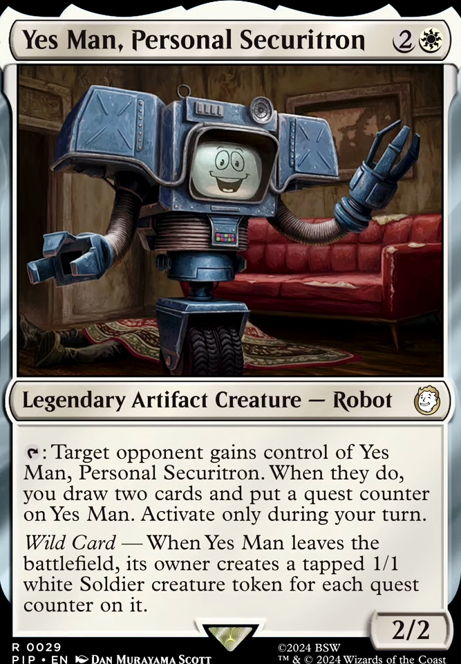 Featured card: Yes Man, Personal Securitron