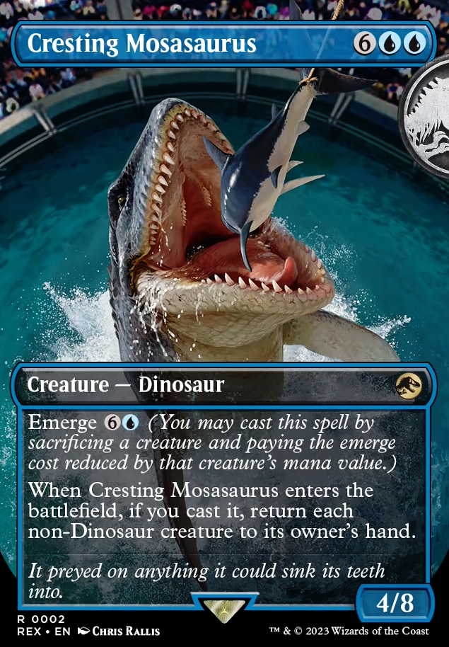 Featured card: Cresting Mosasaurus