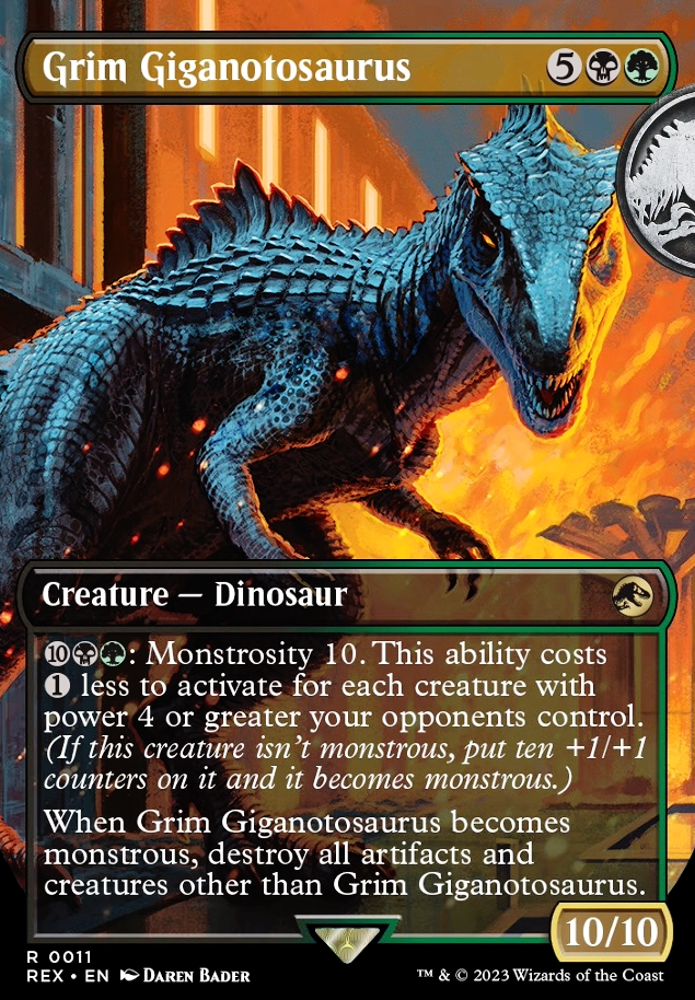 Featured card: Grim Giganotosaurus