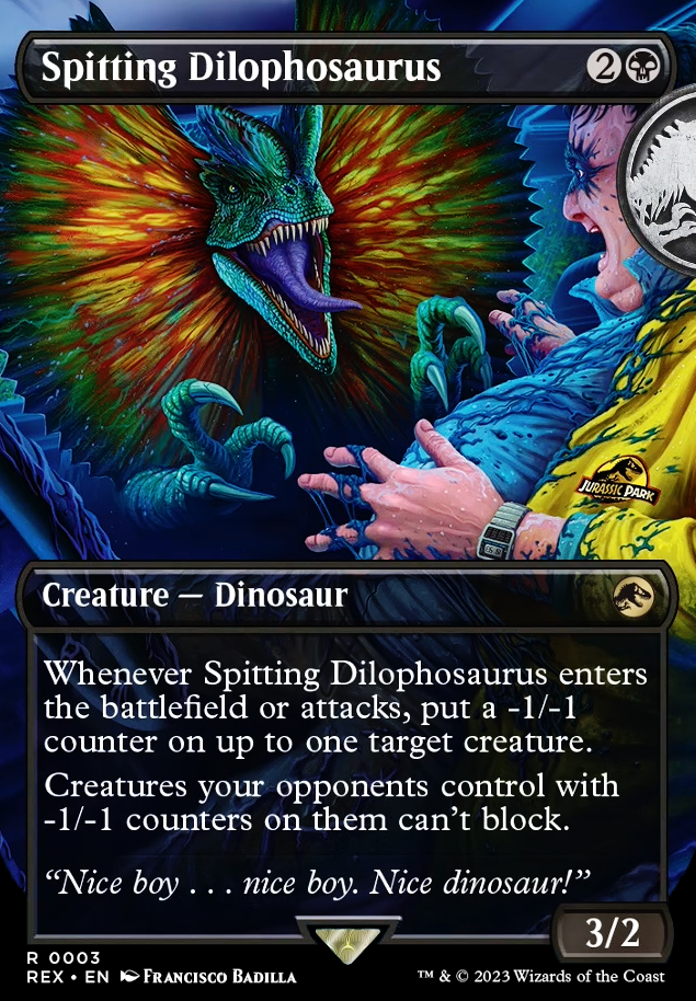 Featured card: Spitting Dilophosaurus