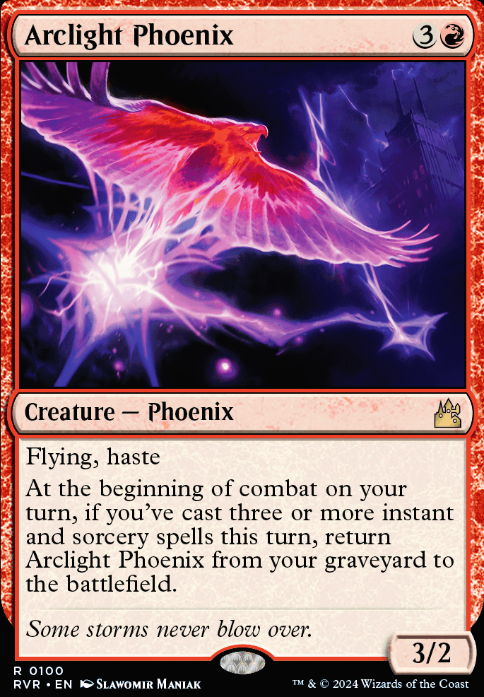 Arclight Phoenix feature for Izzet Phoenix with a twist