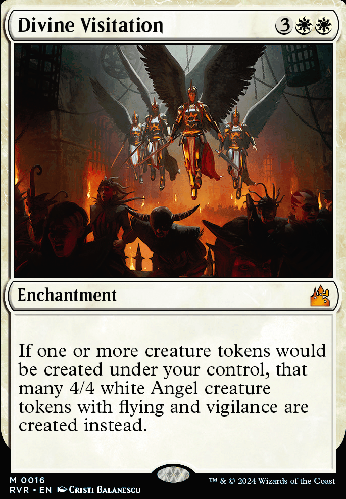 Divine Visitation feature for Najeela's Boros Alliance - [EDH]
