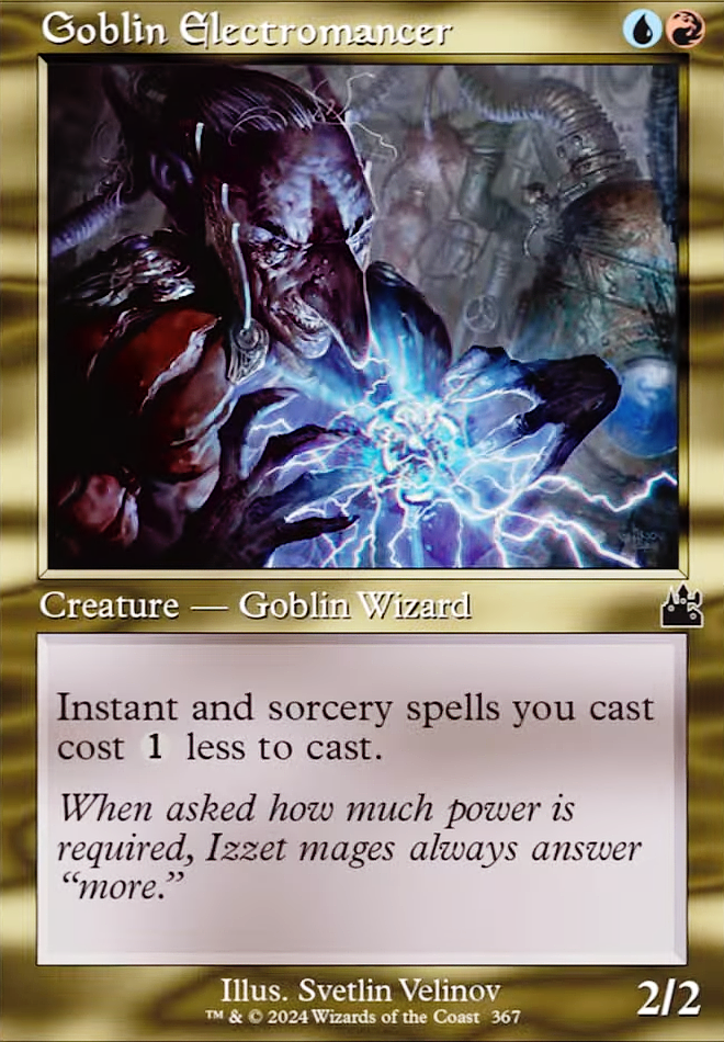 Featured card: Goblin Electromancer