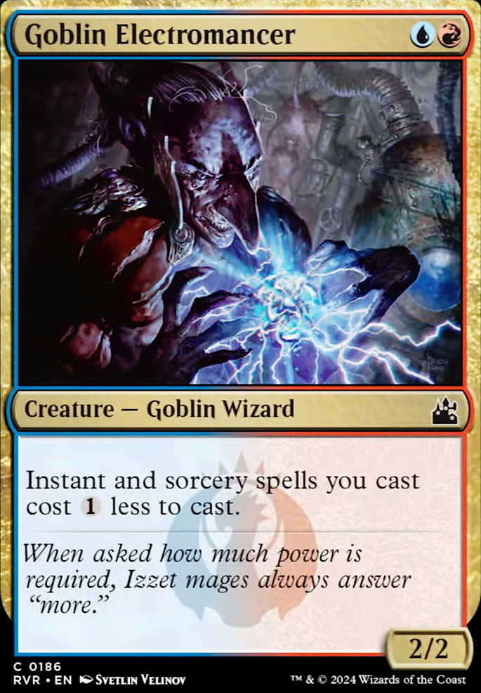 Featured card: Goblin Electromancer