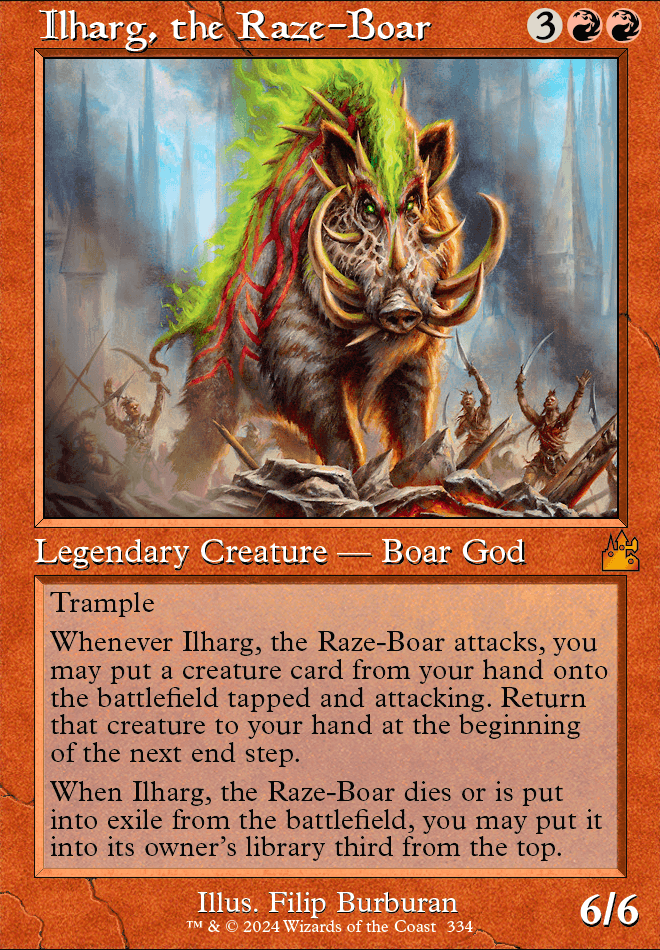 Featured card: Ilharg, the Raze-Boar