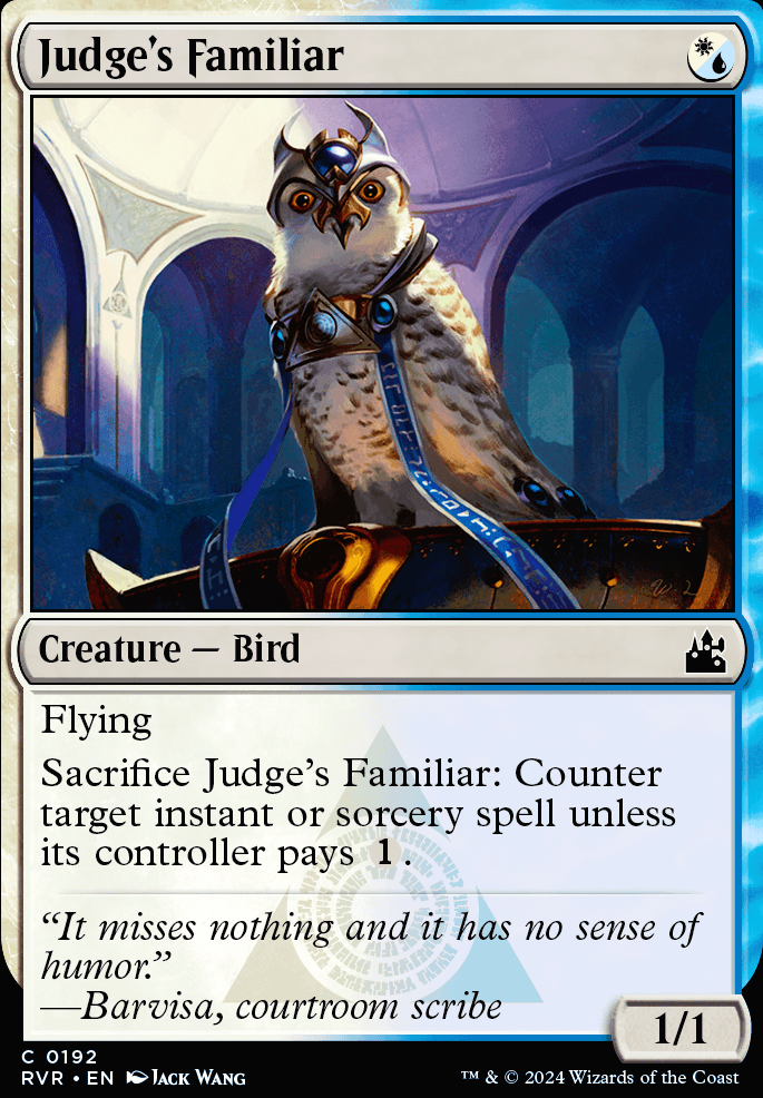 Featured card: Judge's Familiar