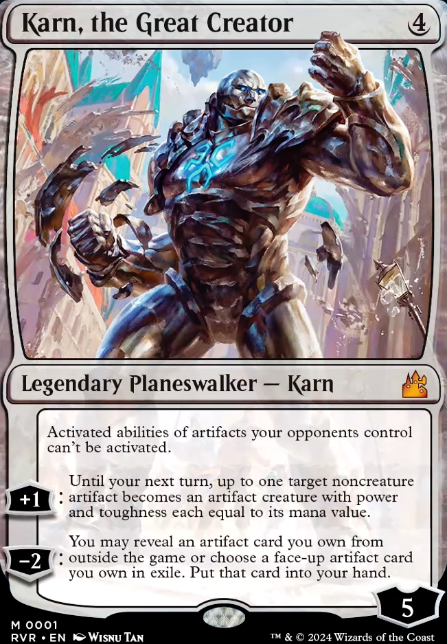 Karn, the Great Creator feature for Stax lantern control