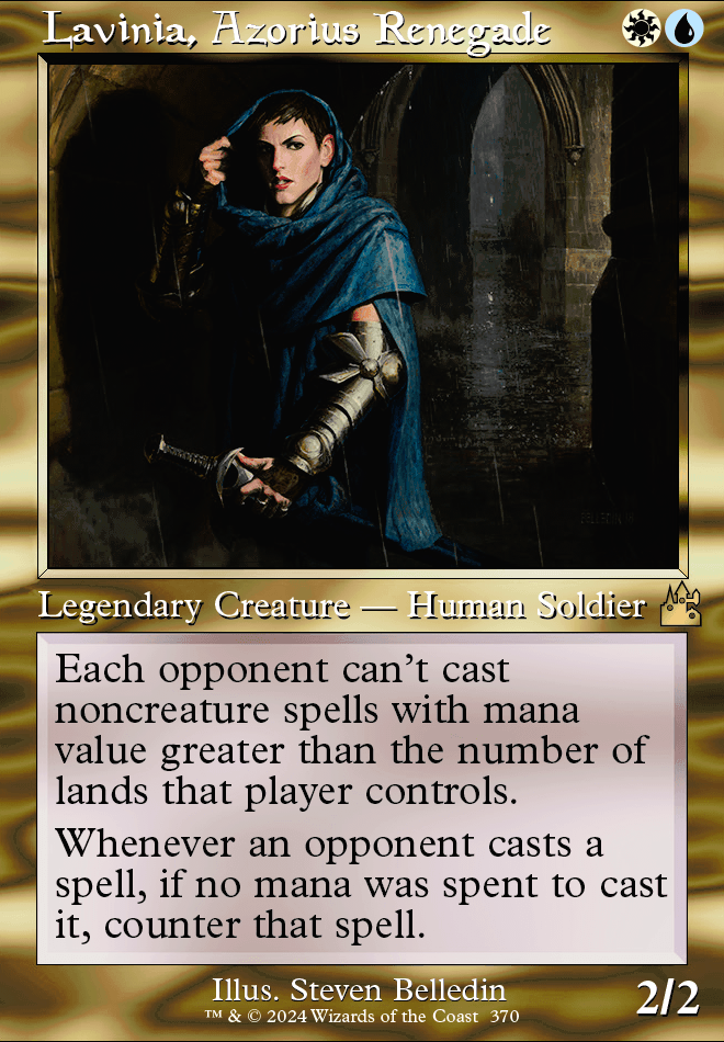 Lavinia, Azorius Renegade feature for Lady Lavinia's Law and Order