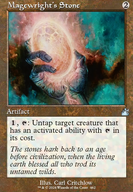 Featured card: Magewright's Stone