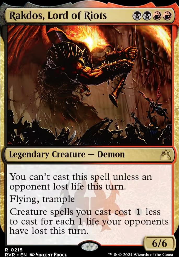 Rakdos, Lord of Riots feature for Dealing with the Devil