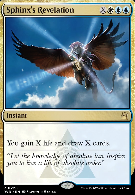 Featured card: Sphinx's Revelation