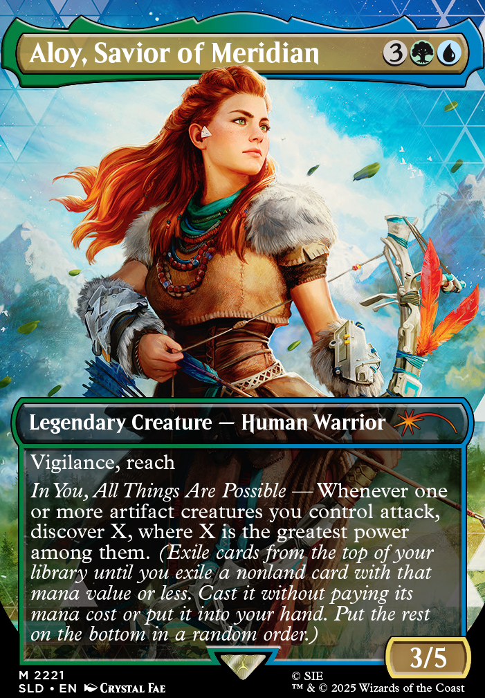Aloy, Savior of Meridian feature for Horizon, Forbidden Artifacts