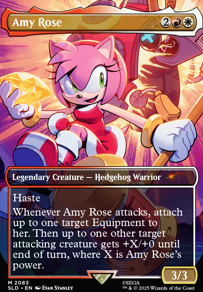 Amy Rose feature for Amy Rose Equipments