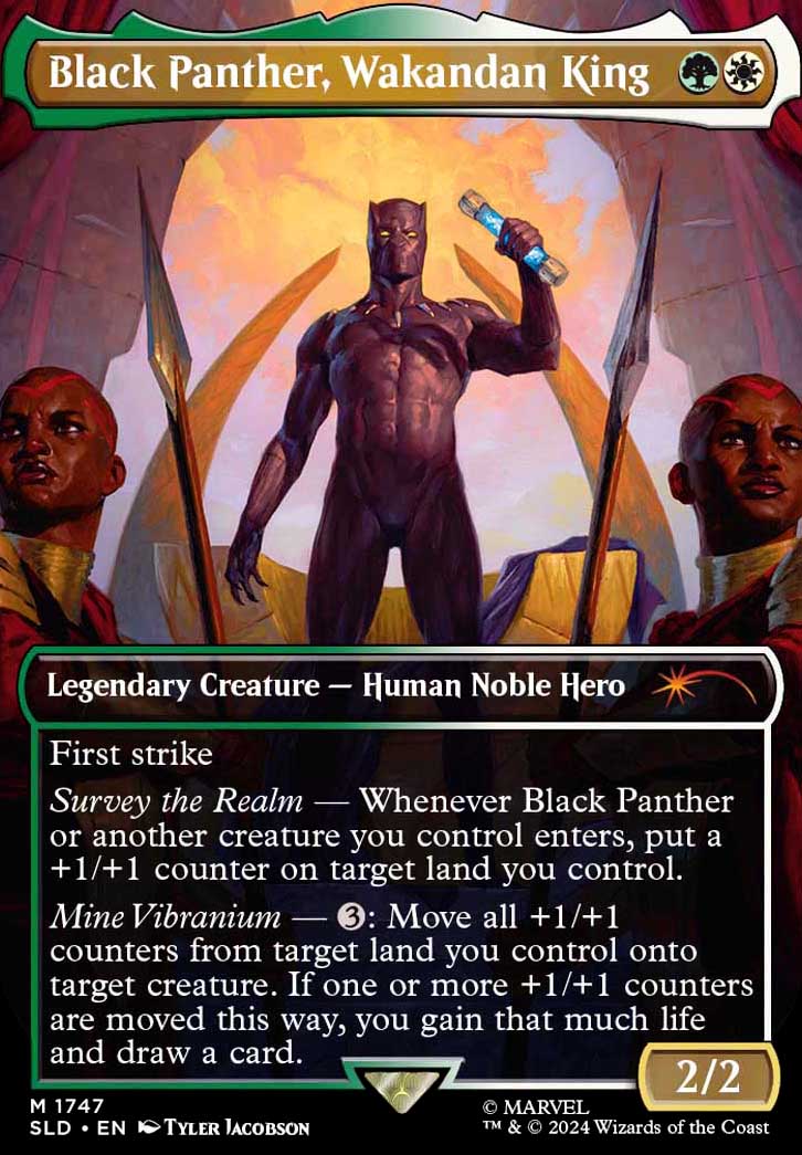 Black Panther, Wakandan King feature for Wakandan Mining Operations | Black Panther EDH