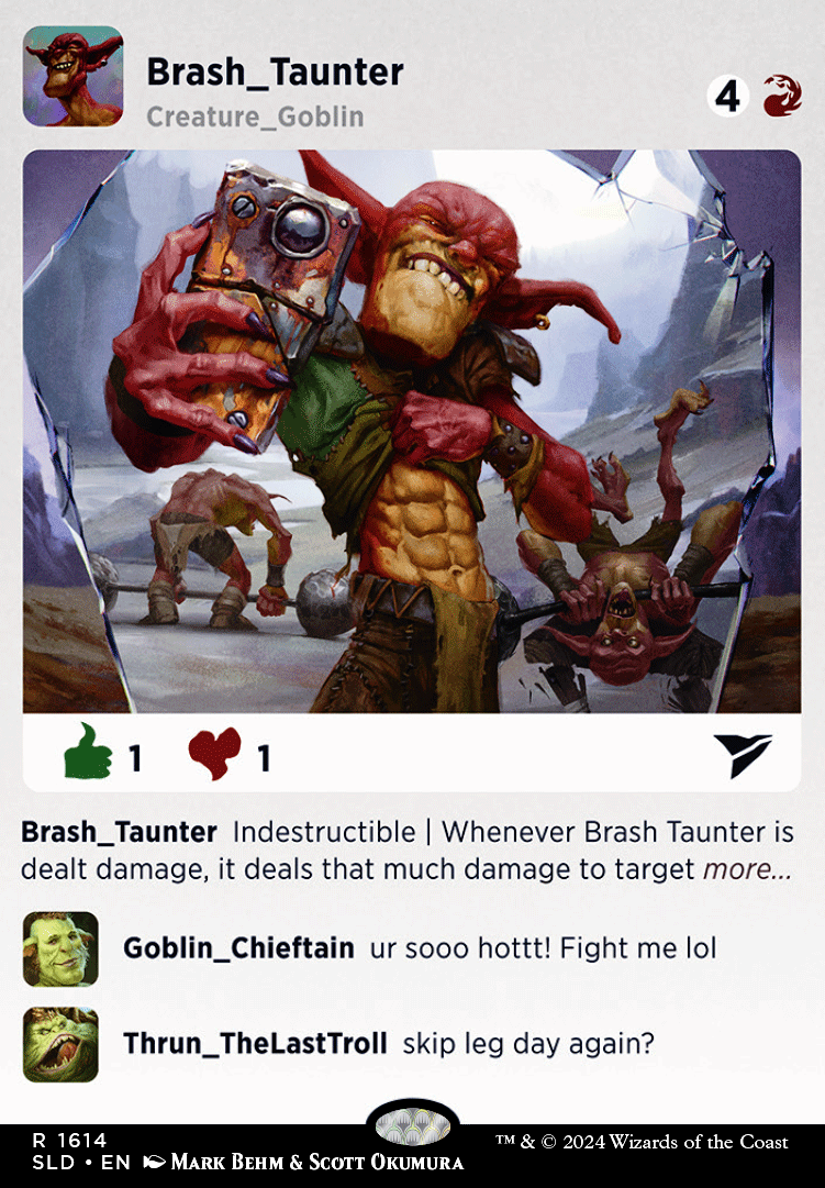 Featured card: Brash Taunter