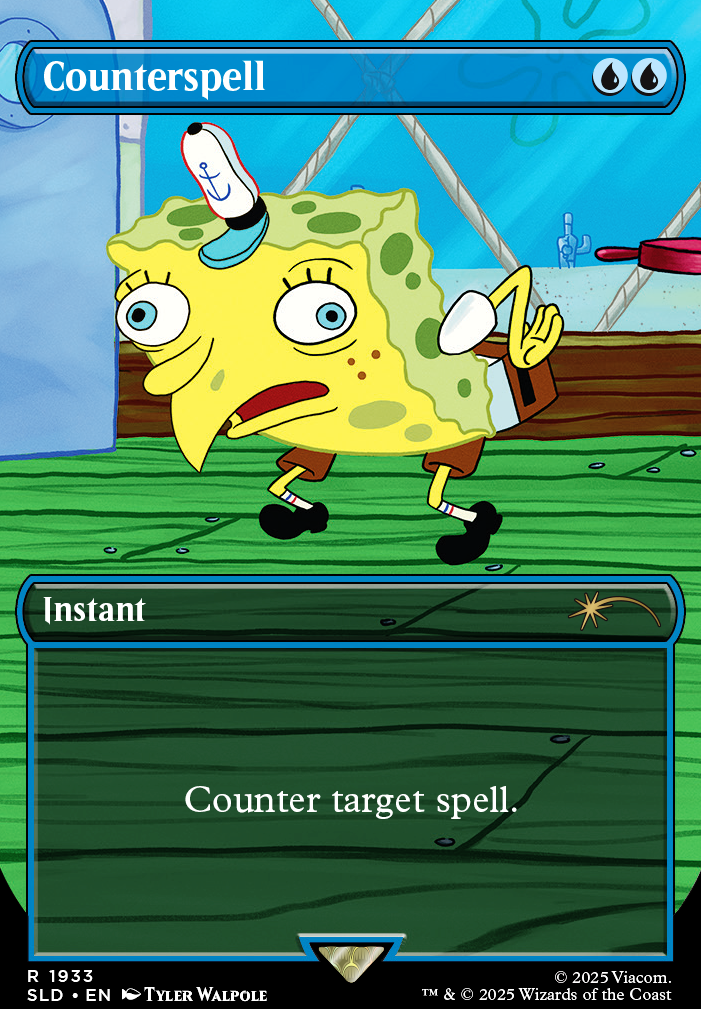 Counterspell feature for WUBRG