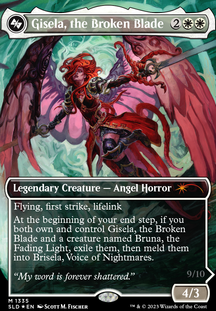 Gisela, the Broken Blade feature for SLD: Angels deck