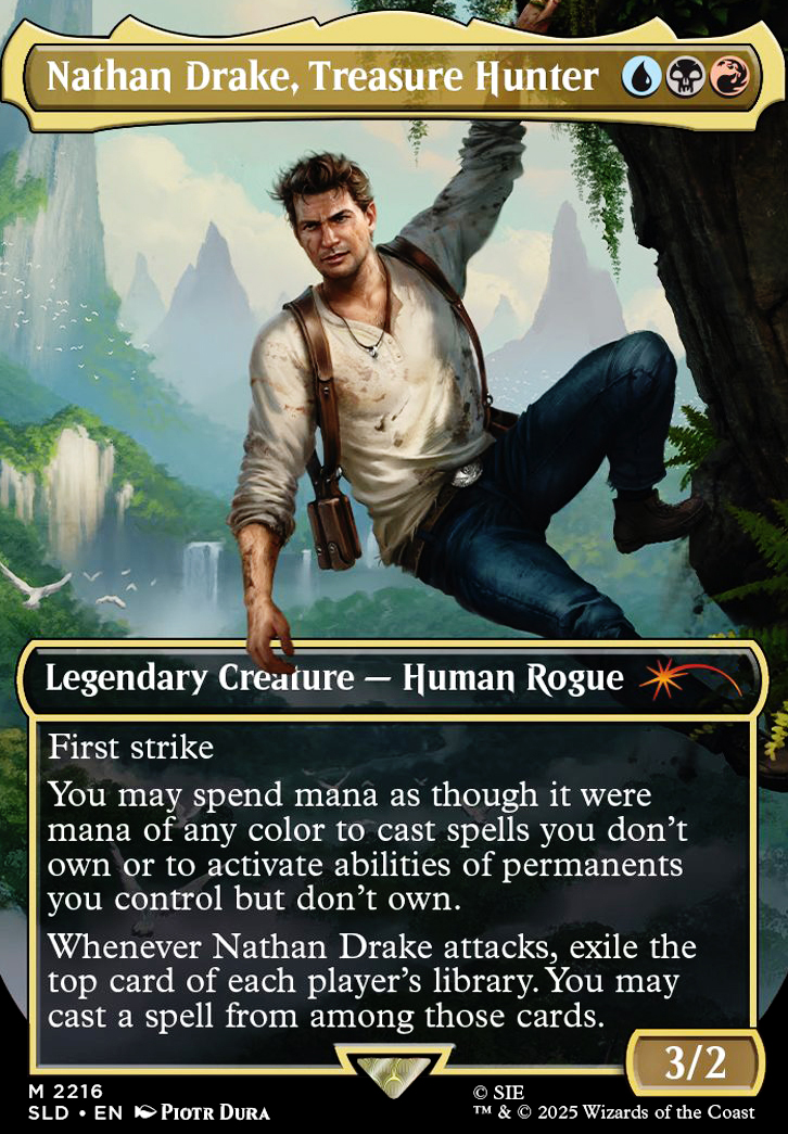 Featured card: Nathan Drake, Treasure Hunter
