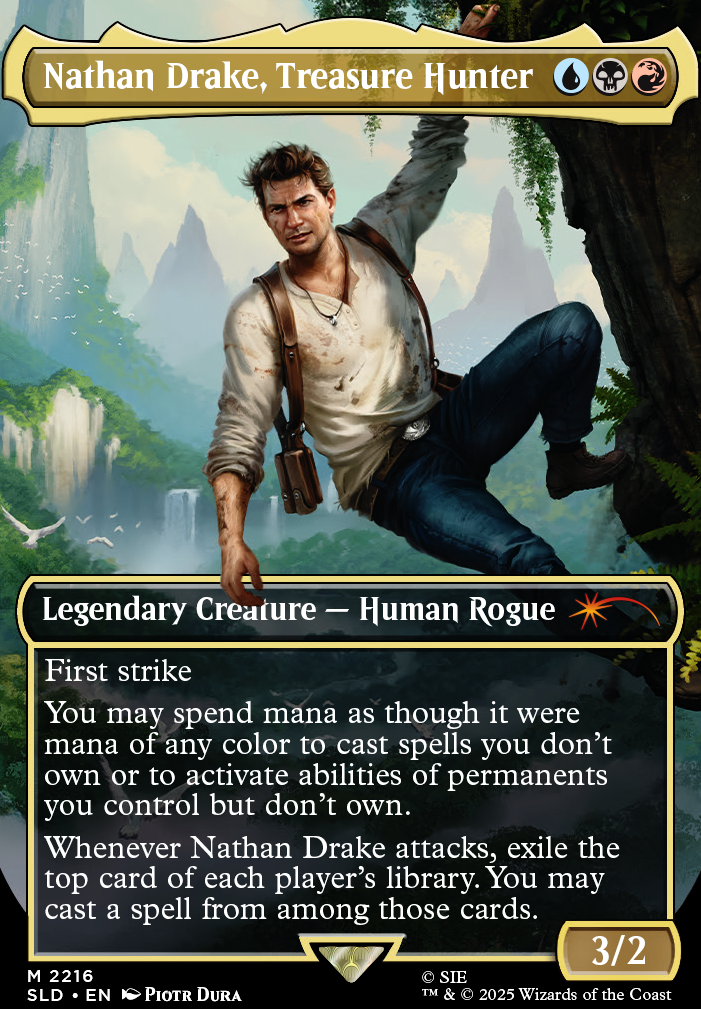 Nathan Drake, Treasure Hunter feature for You, But Better | Nathan Drake EDH