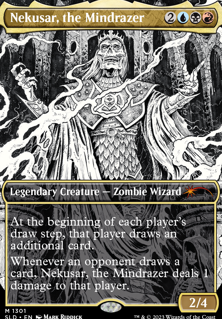 Nekusar, the Mindrazer feature for Oh My Gizzard, It's a Zombie Wizard (Nekusar)