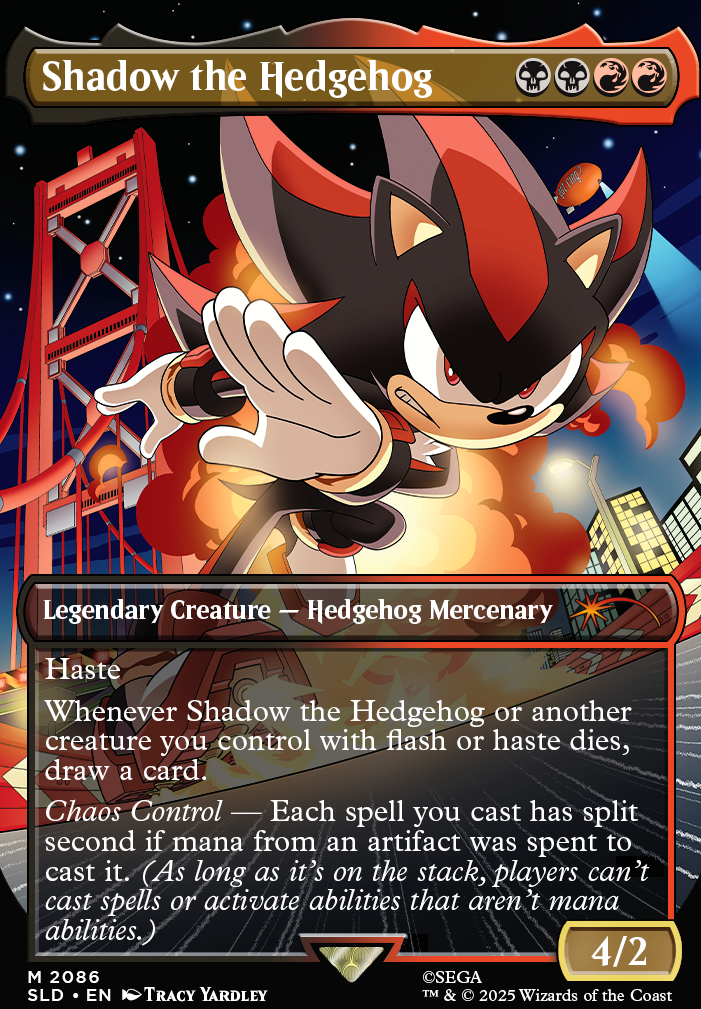 Featured card: Shadow the Hedgehog