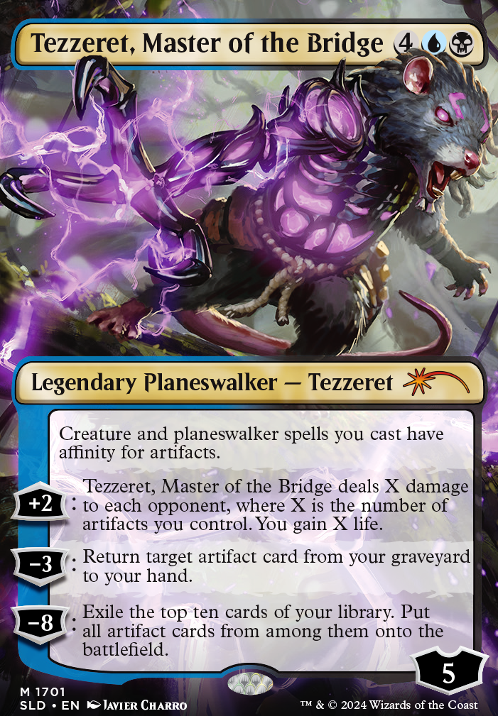 Featured card: Tezzeret, Master of the Bridge