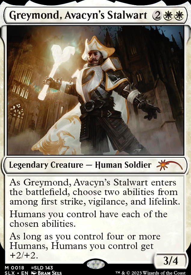 Greymond, Avacyn's Stalwart feature for Greymond