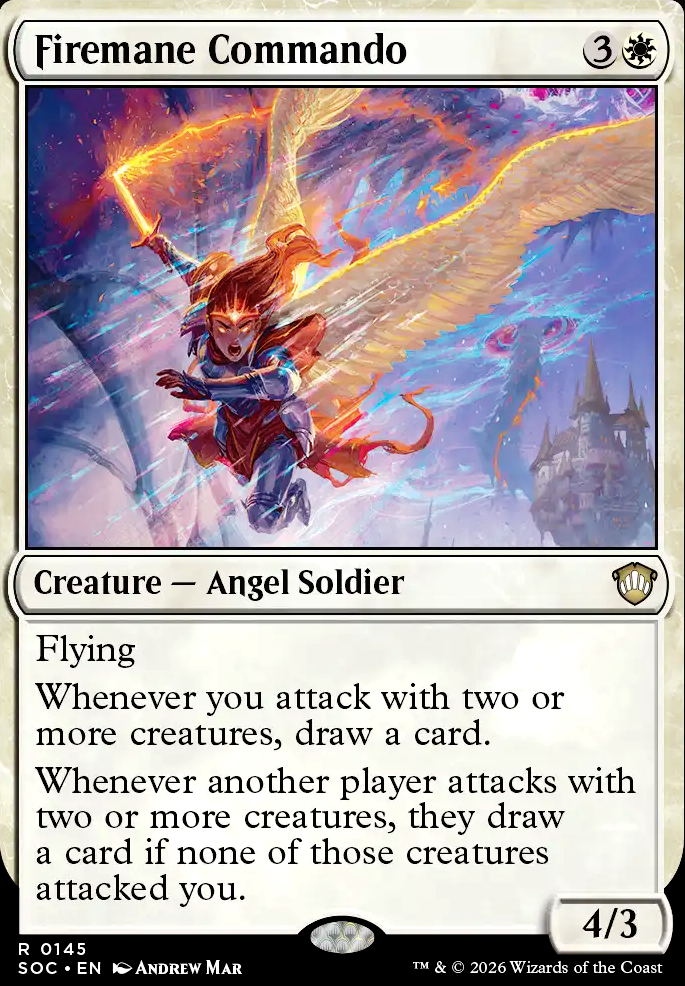 Firemane Commando feature for 2 Power 3 CMC French Vanilla Boros Blitzkrieg