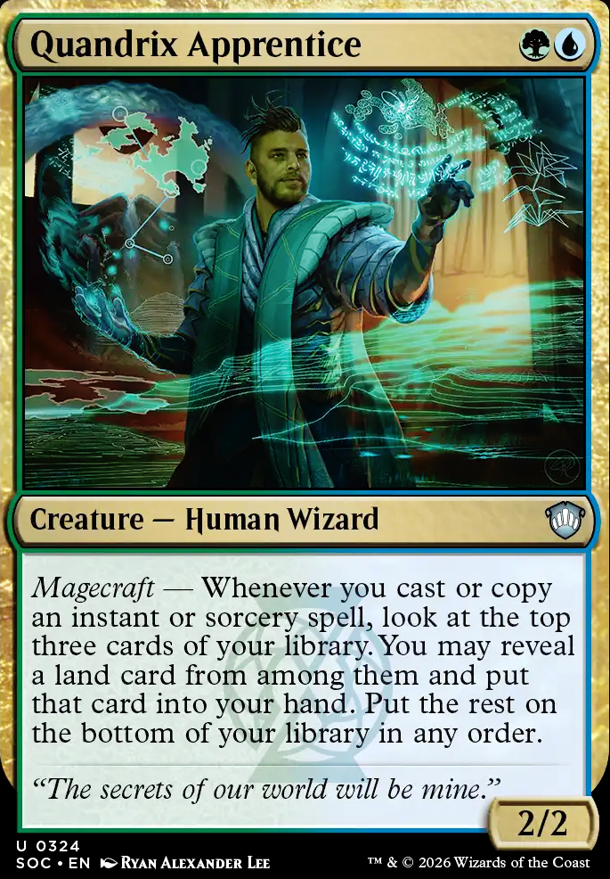 Quandrix Apprentice feature for Jadzi COMBO