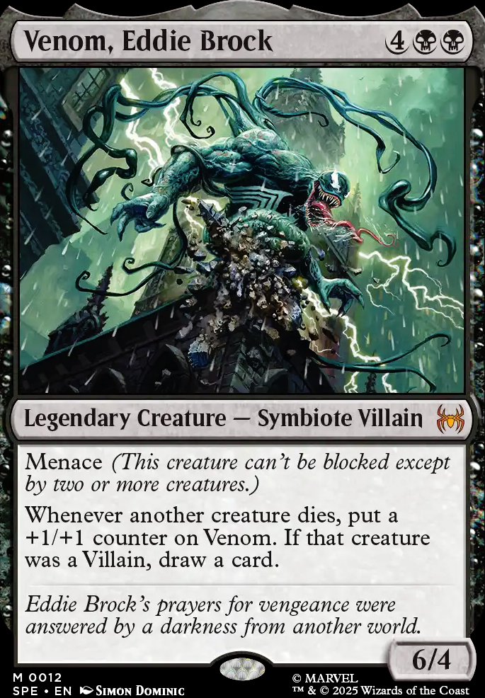 Featured card: Venom, Eddie Brock