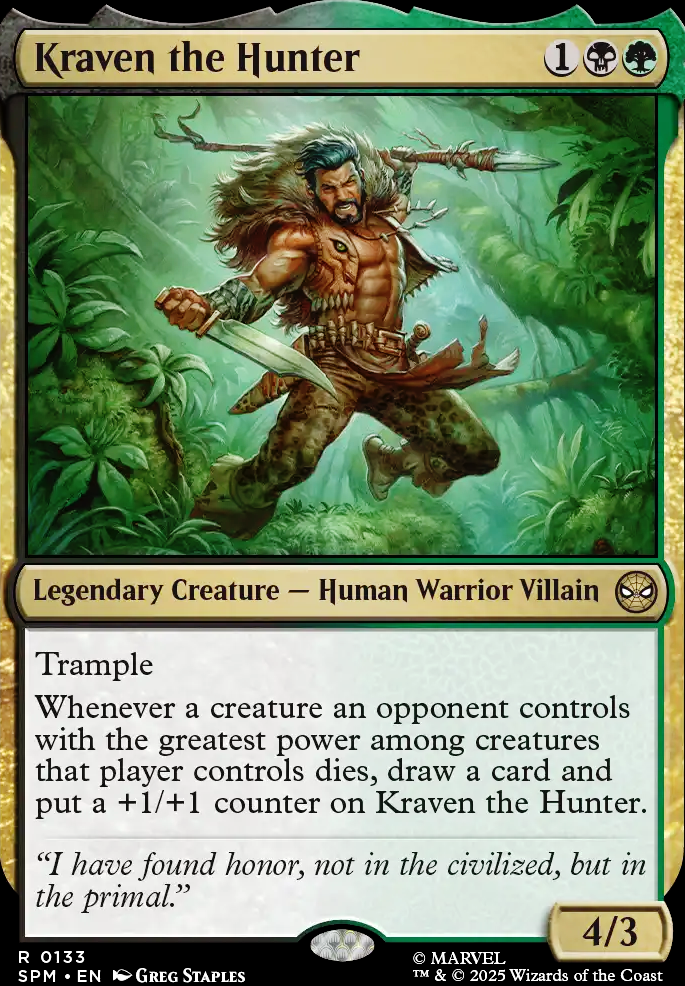 Featured card: Kraven the Hunter