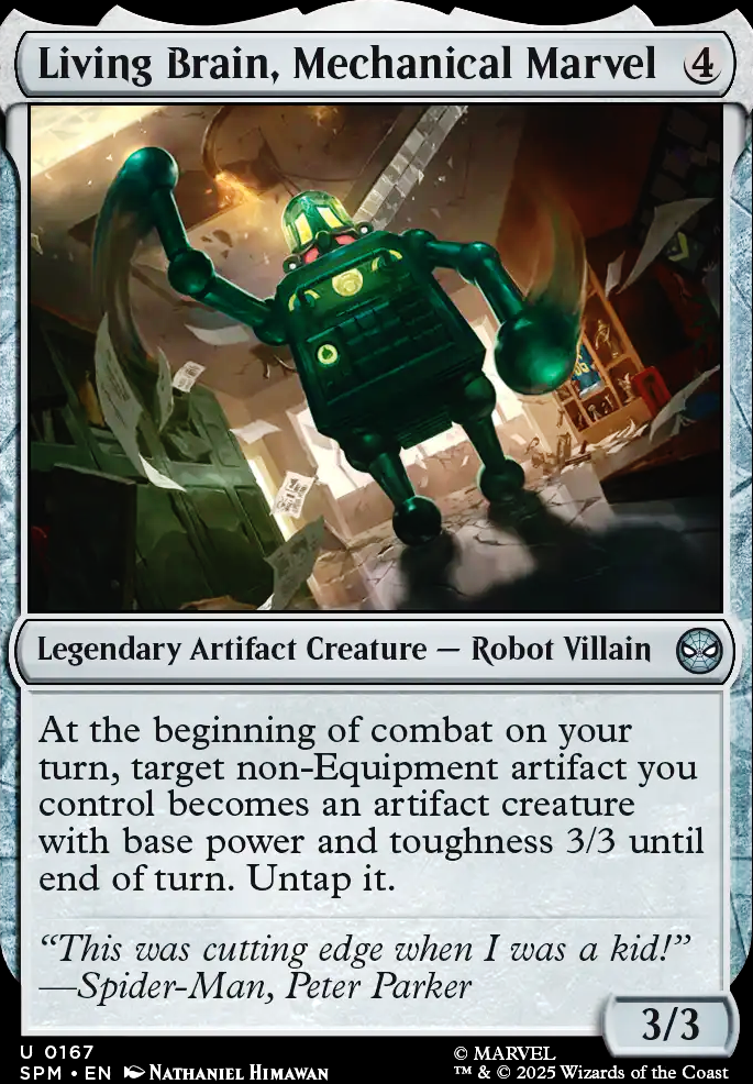 Featured card: Living Brain, Mechanical Marvel