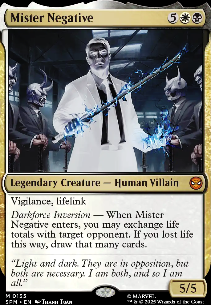 Mister Negative feature for Mister Sinister