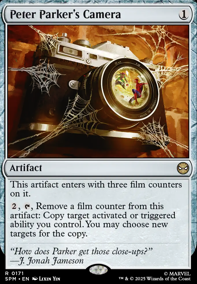 Peter Parker's Camera feature for Standard - Black Lotus