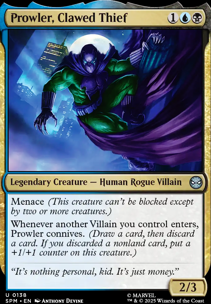 Prowler, Clawed Thief