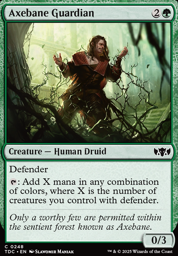 Featured card: Axebane Guardian