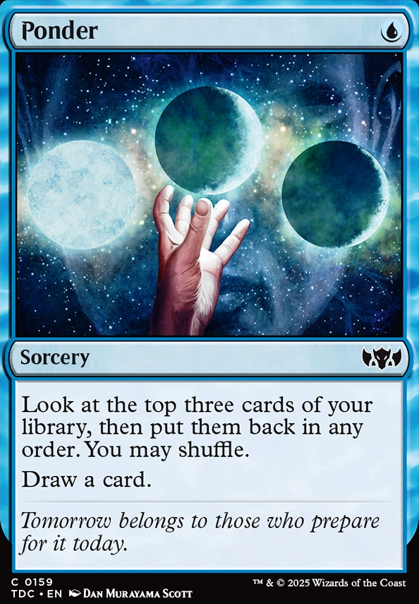 Featured card: Ponder
