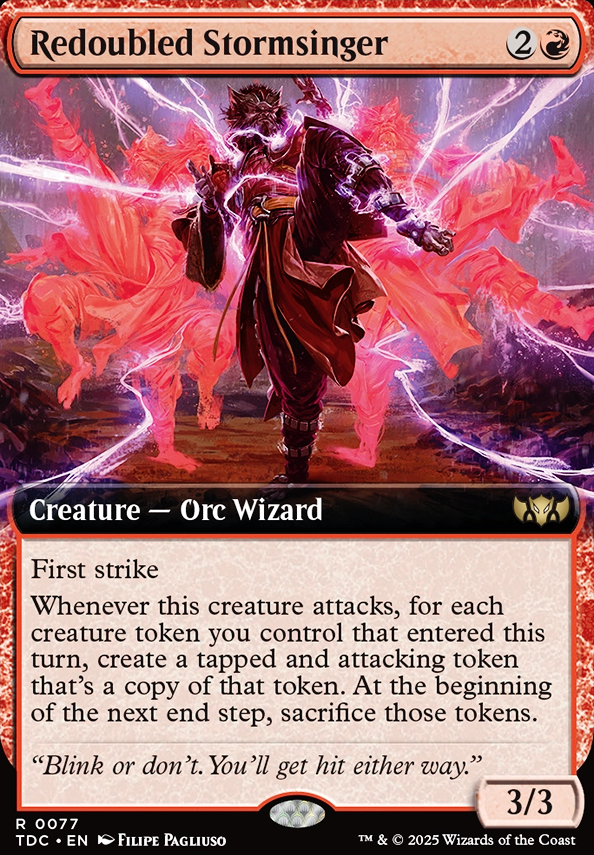Redoubled Stormsinger feature for Hurricane Zurgo
