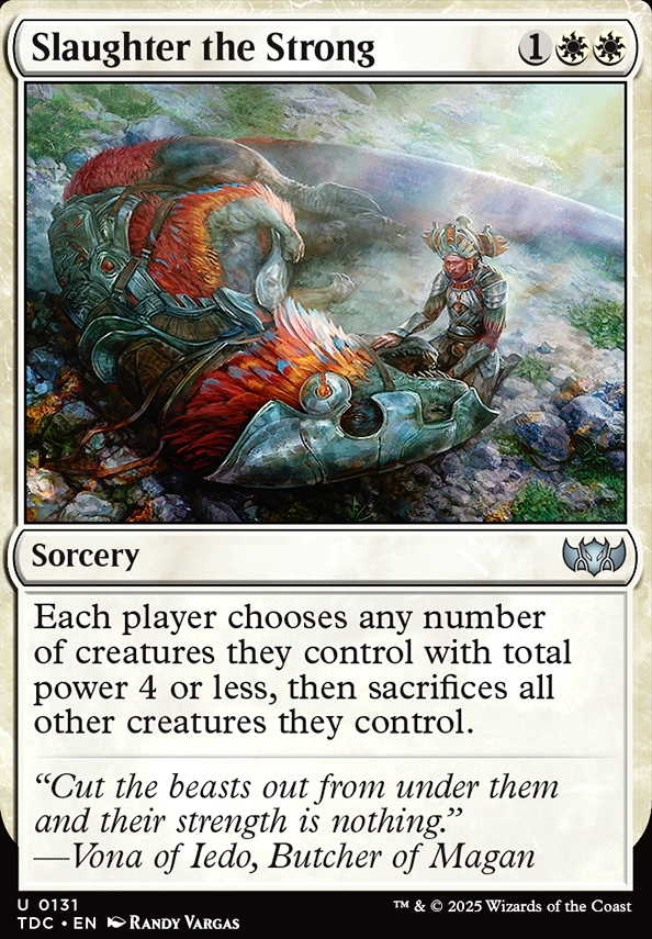 Featured card: Slaughter the Strong